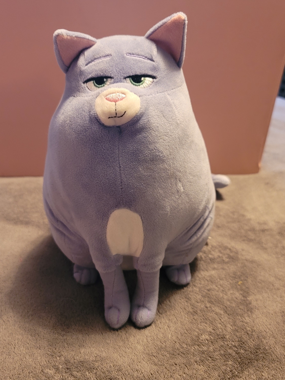 Chloe TY The Secret Life Of Pets Lavender Plush Cat Toy with White Chest
